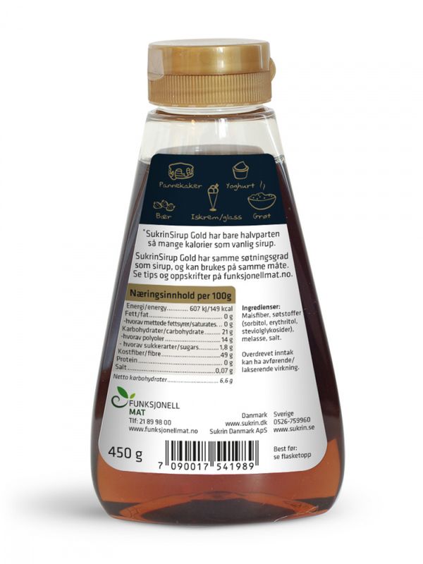 SukrinSirup Gold 20g PRØVEPOSE