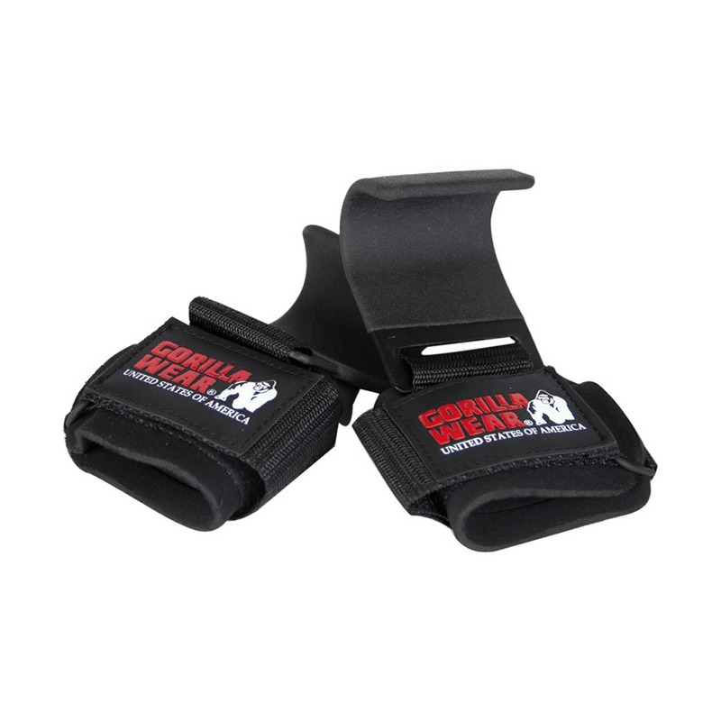 Gorilla Wear - Weight Lifting Hooks Black/White