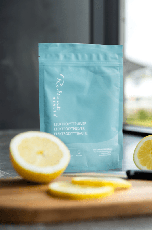 Radiant Health - Elektrolyttpulver Lemon 180g