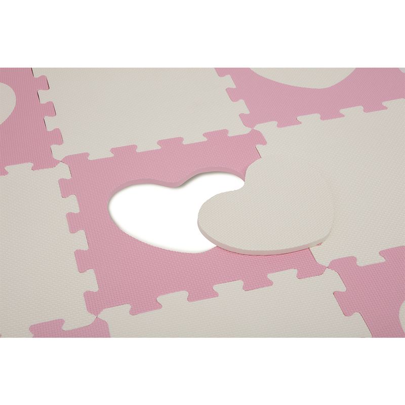Abilica - BabyMat Puzzle - Rosa/Sand