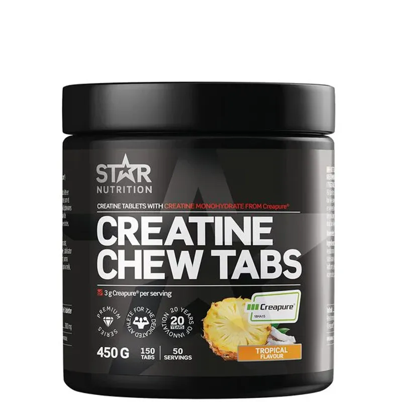 Star Nutrition - Creatine Chew Tabs Blue Raspberry 150 stk