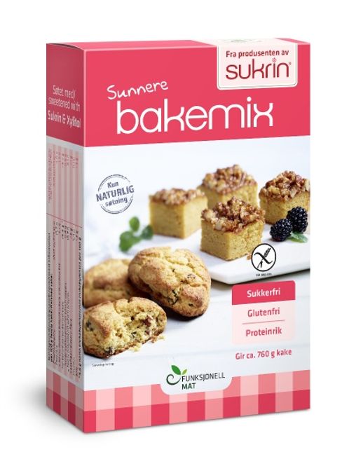 Hovedbilde Sunnere Bakemix - Gluten og Sukkerfri 340g