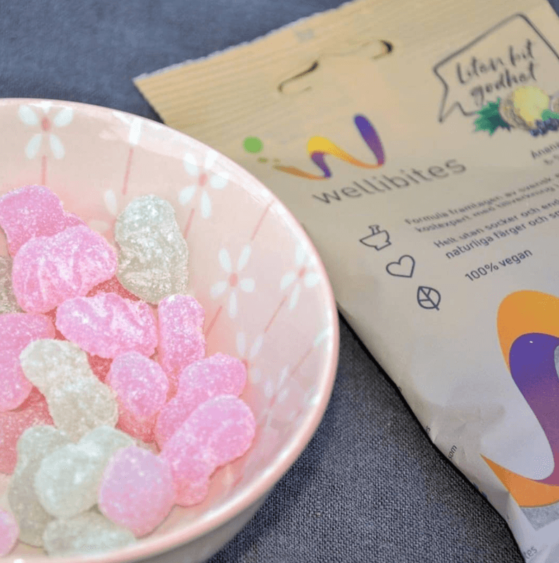 Wellibites - Bringebær & Salt Lakris 70g
