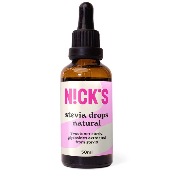 Hovedbilde Nicks Steviadrops - Natural 50ml