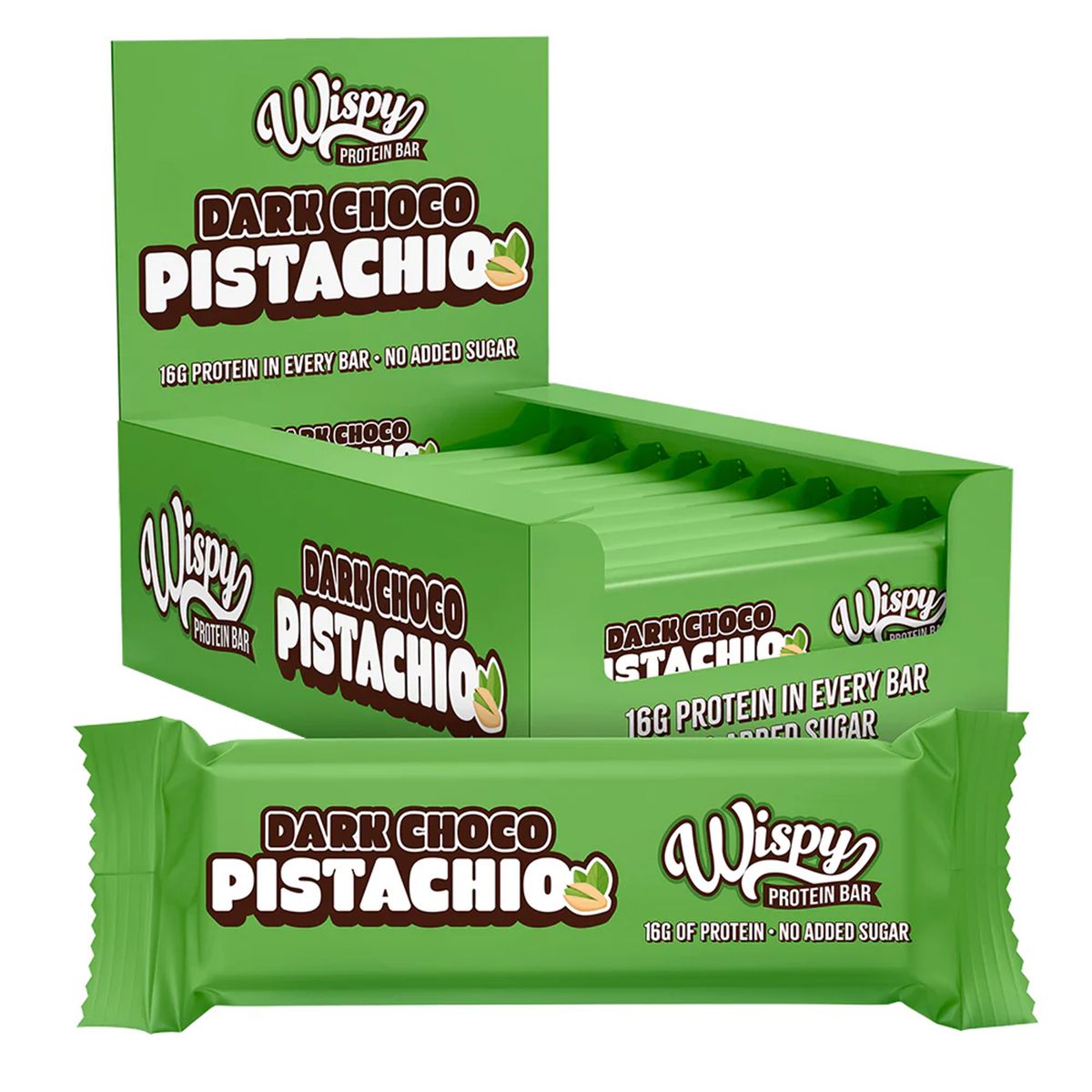 Wispy Proteinbar - Dark Choco Pistachio 55g