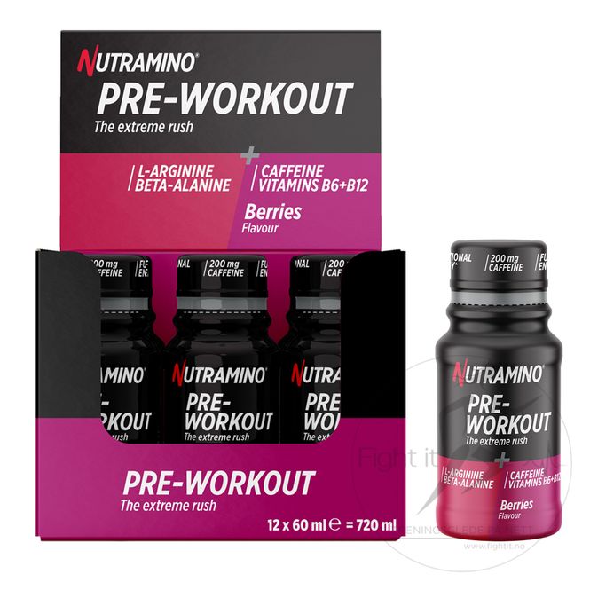 Hovedbilde Nutramino PWO SHOT - Berries 60ml