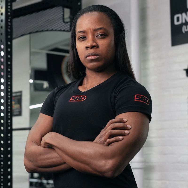 SBD - Competition T-Shirt Women's - Black w/Red