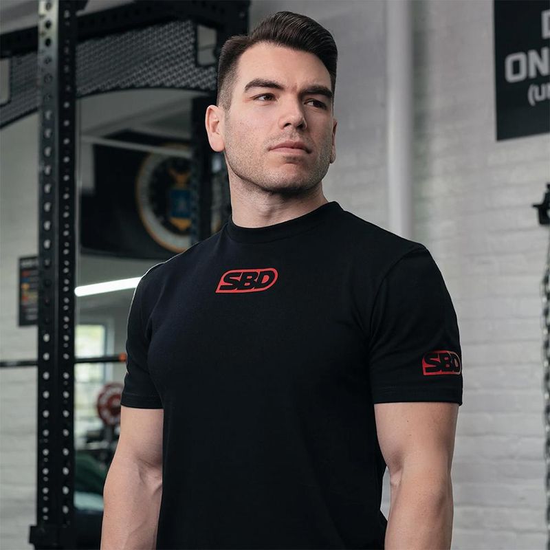 SBD - Competition T-Shirt Women's - Black w/Red