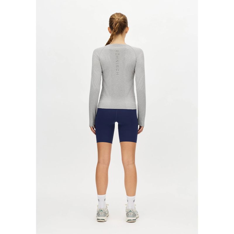 Rôhnisch - Seamless Flex Long Sleeve - Grey Melange