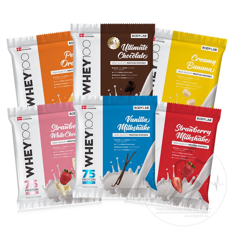 Bodylab - Whey 100 (30g Prøvepose)