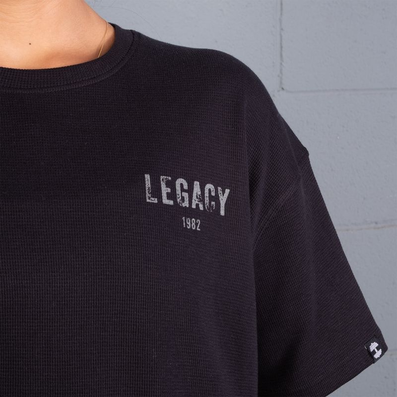 Better Bodies Legacy Thermal Oversized Tee - Asphalt