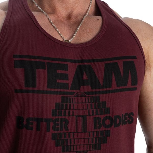 Hovedbilde Better Bodies Team Rib Essential T-Back - Maroon