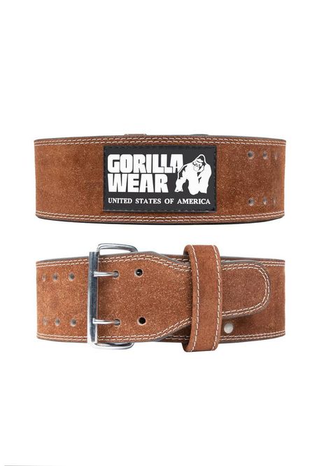 Hovedbilde Gorilla Wear - Leather Lifting Belt Brown 10cm