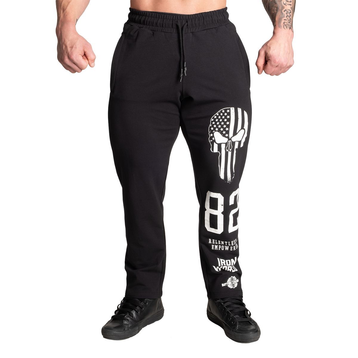 Better Bodies Graphic Standard Sweatpant - Black