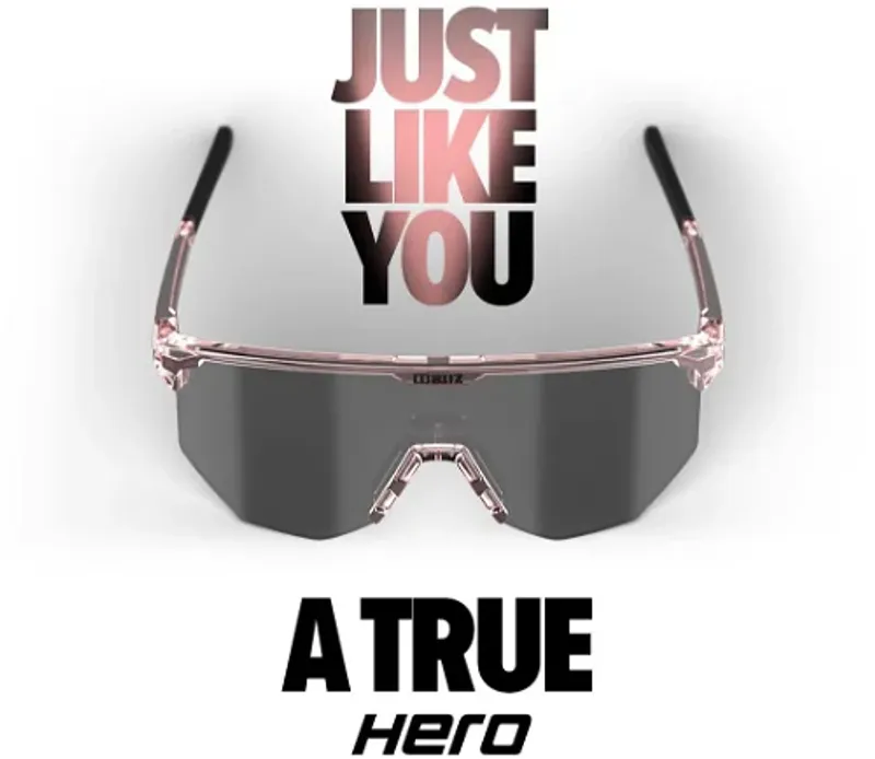 Bliz Active Hero Small - Transparent Pink, Smoke
