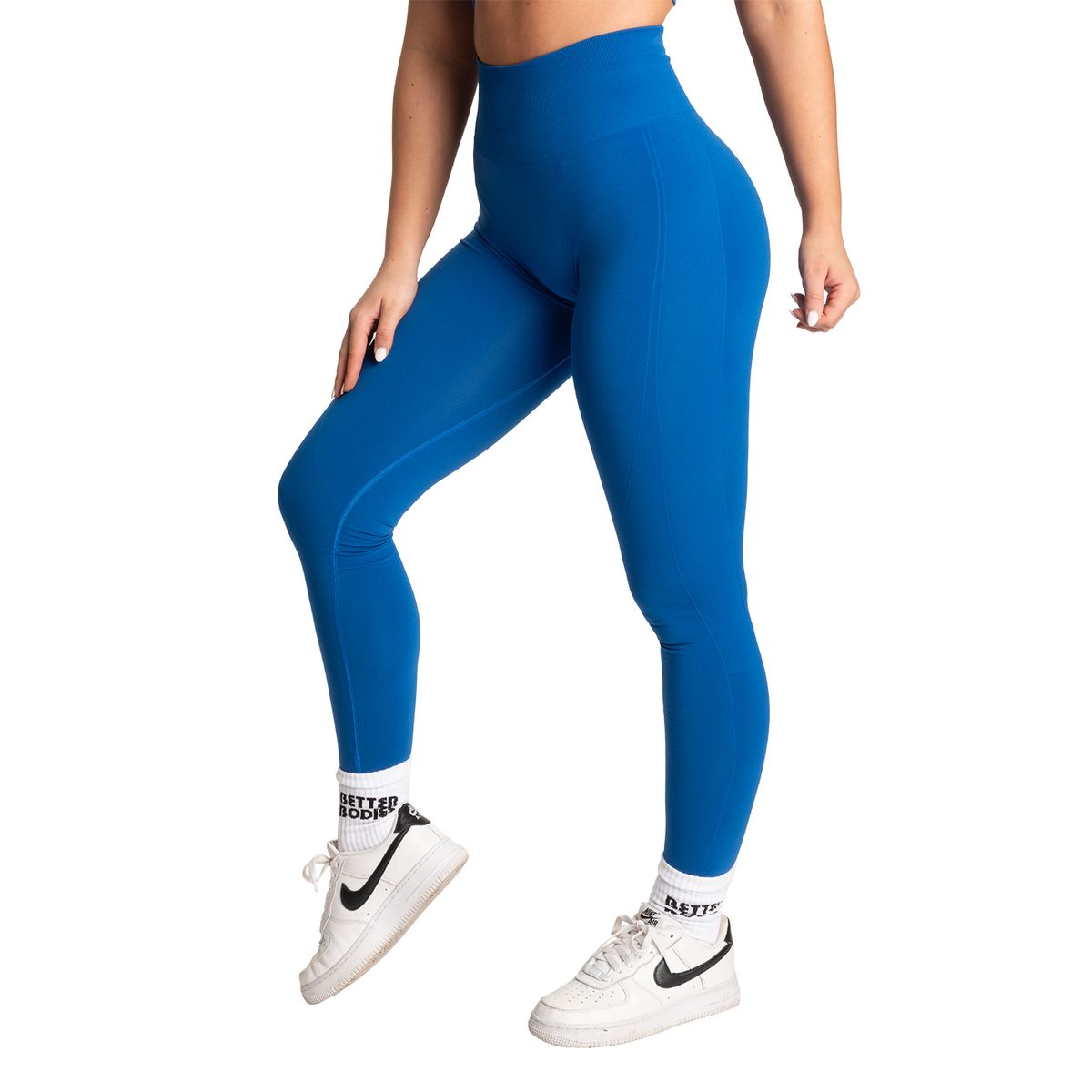 Better Bodies Scrunch Leggings - Cobalt Blue V2