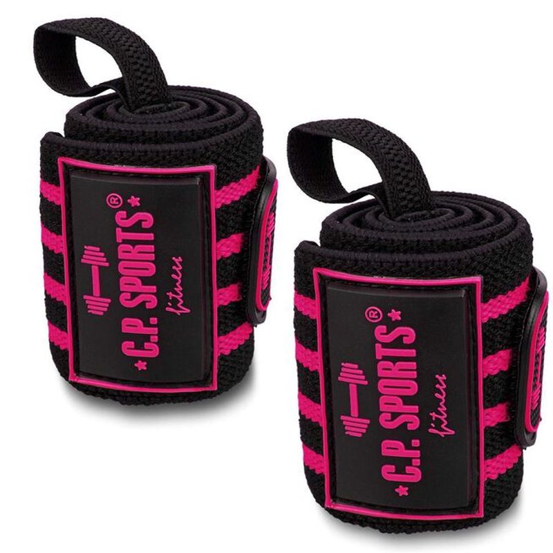 C.P Sports - Strongman Wrist Wrap 50cm Pink