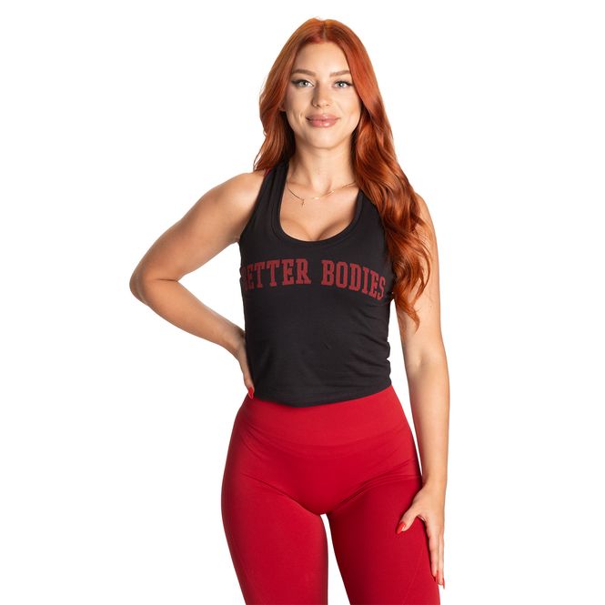 Hovedbilde Better Bodies BB Crop T-Back - Black/Red