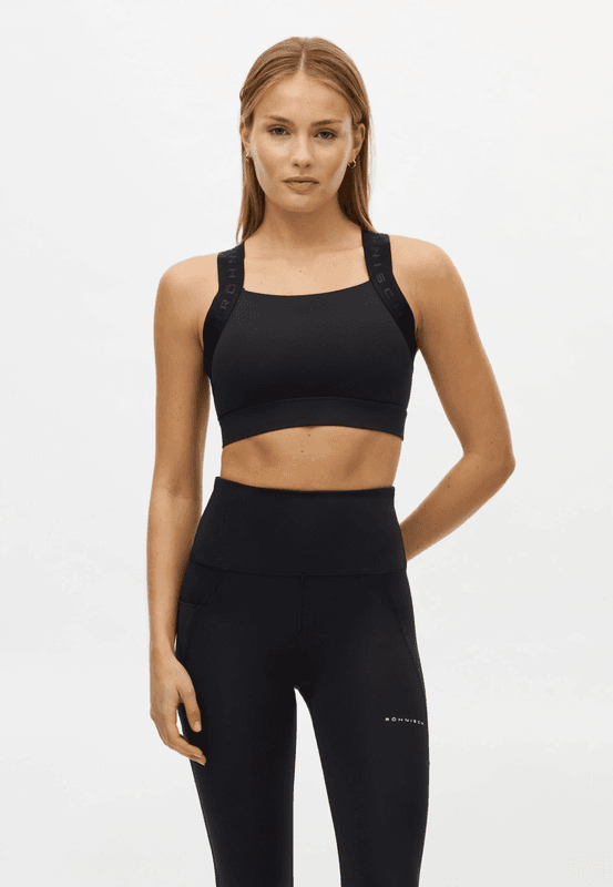 Rôhnisch - Kay Sports Bra - Black/Black