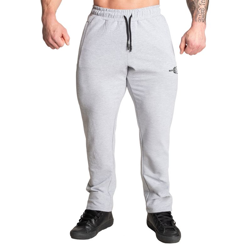 Better Bodies Original Standard Pant - Light Grey Melange