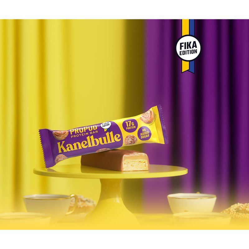 Njie - ProPud Proteinbar - Kanelbulle (12x55g)