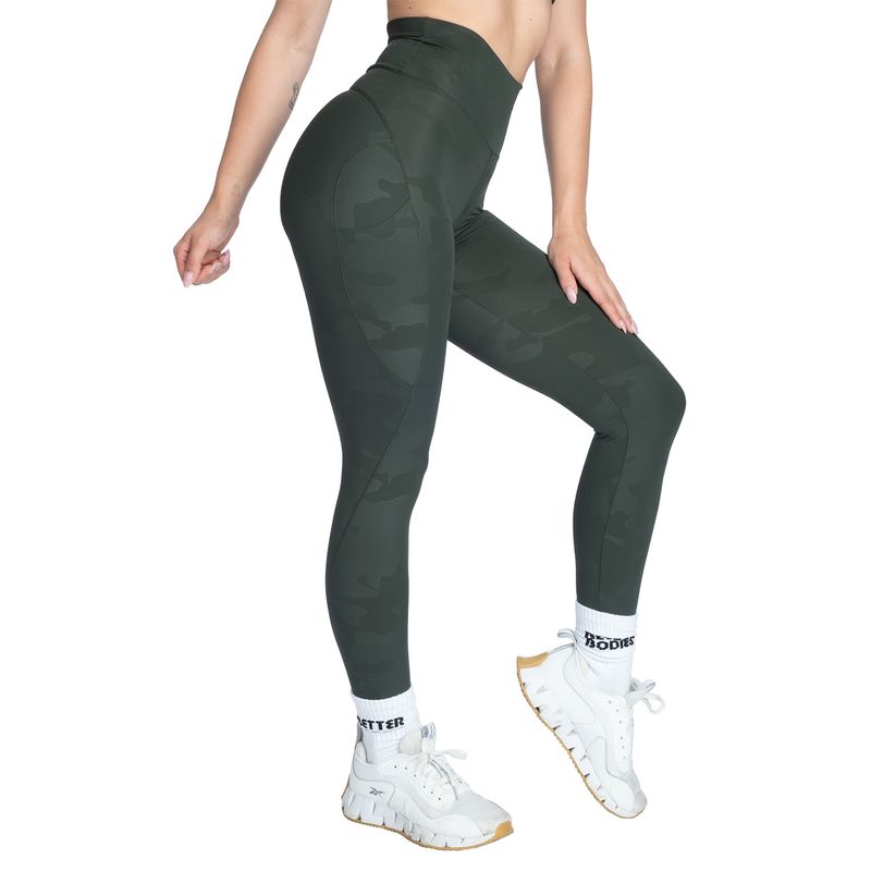 Better Bodies High Waist Leggings - Deep Forest Camo