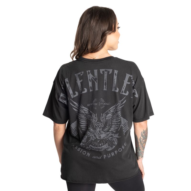 Better Bodies Relentless Oversized Tee - Washed Black