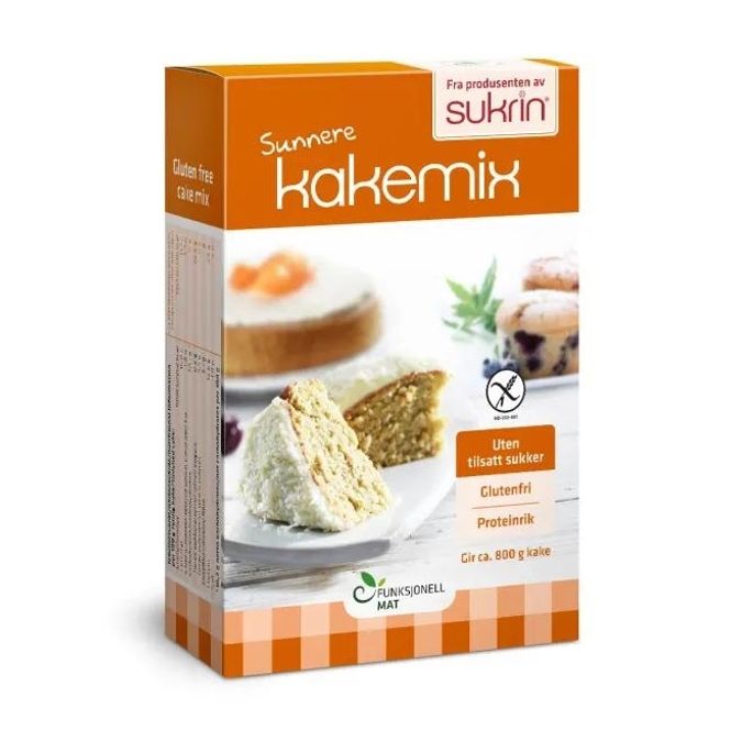 Hovedbilde Sukrin Kakemix - Gluten og Sukkerfri 285g