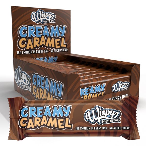 Hovedbilde Wispy Proteinbar - Creamy Caramel (10x55g)