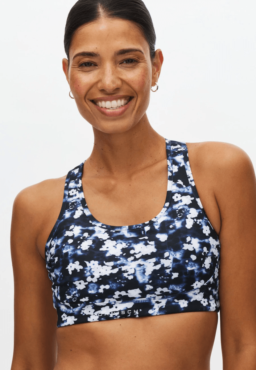 Rôhnisch - Printed Mesh Sportsbra - Indigo Bloom