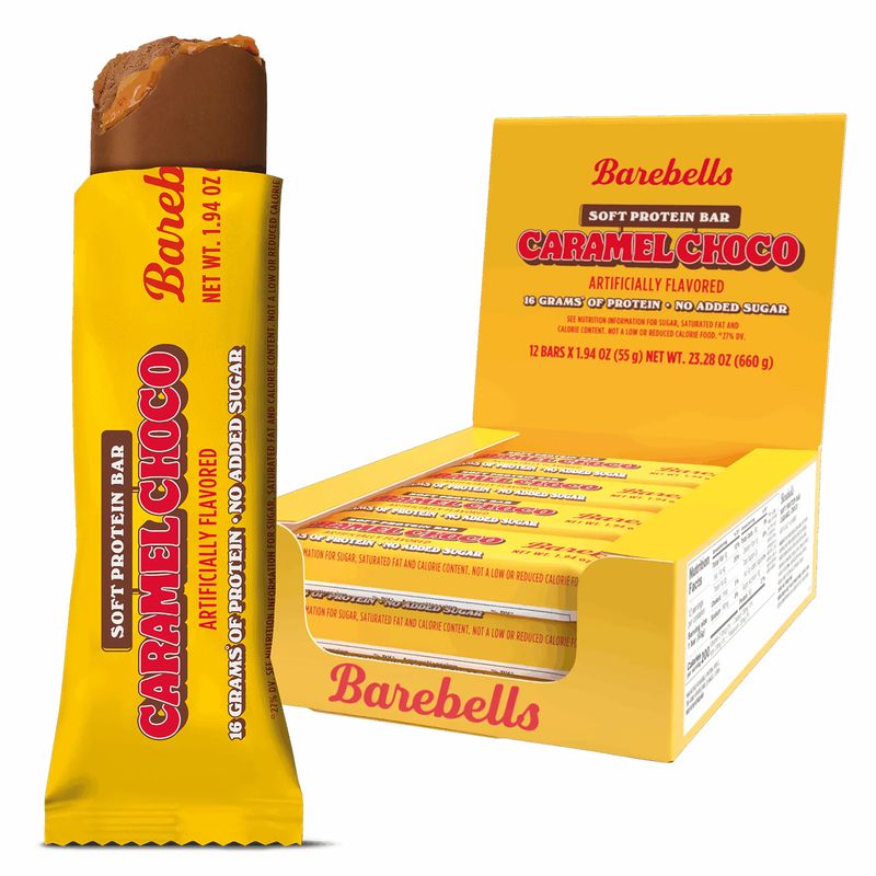 Barebells Soft Bar - Caramel Choco (12x55g)