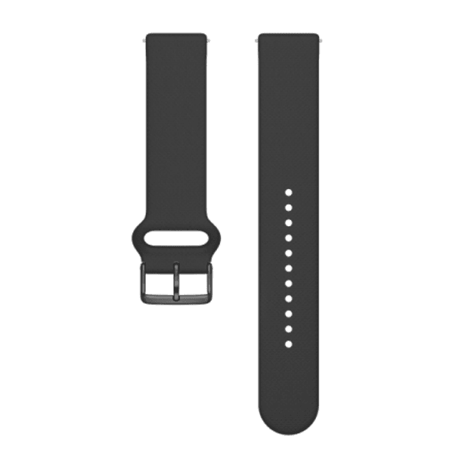 Hovedbilde Polar Wristband Silicone 20mm Night Black S/L