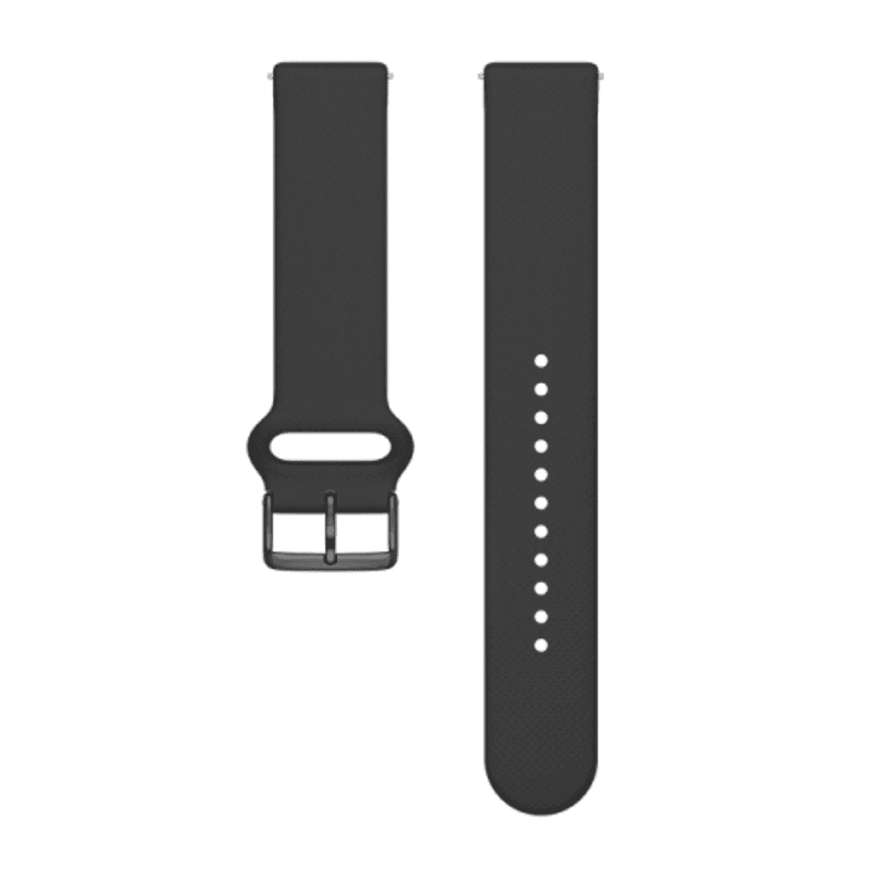 Polar Wristband Silicone 20mm Night Black S/L