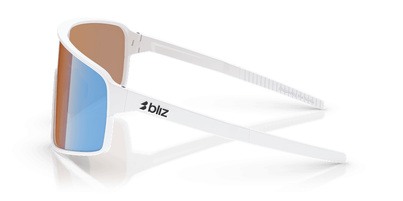 Bliz -Shaped By The North  P001 - Matte White-Coral/Orange Mirror Blue