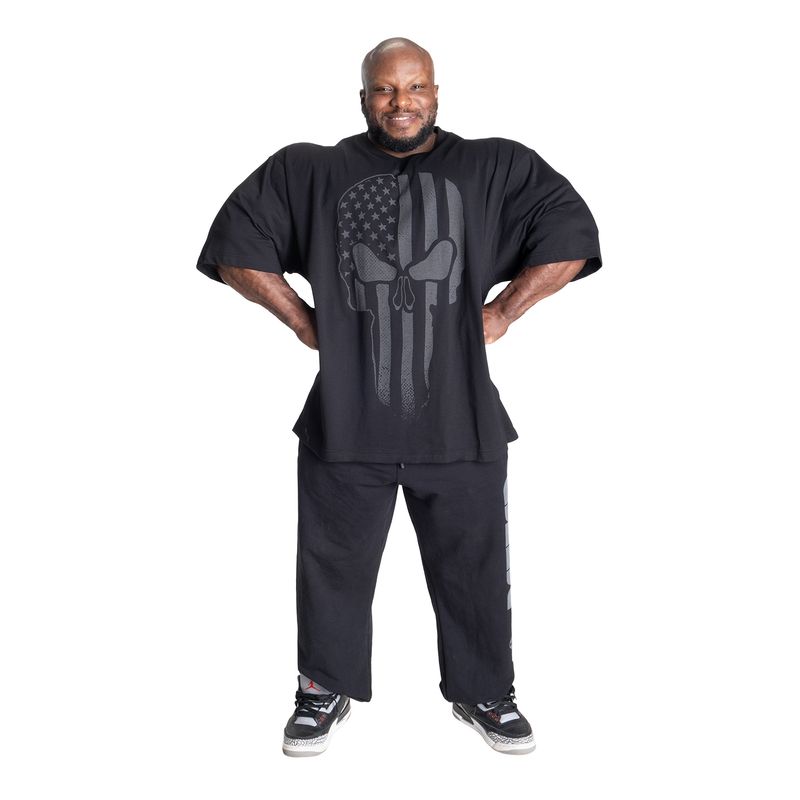 Better Bodies Skull Union Iron Tee - Black