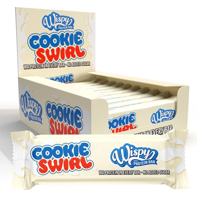 Hovedbilde Wispy Proteinbar - Cookie Swirl (10x55g)