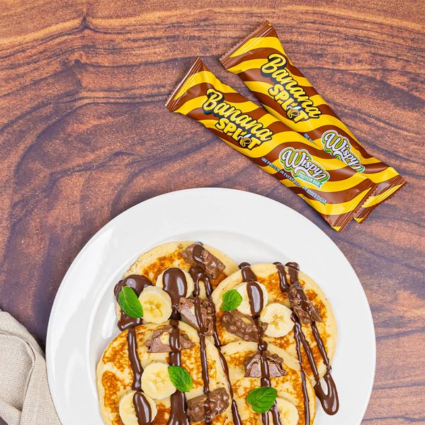Hovedbilde Wispy Proteinbar - Banana Split (10x55g)