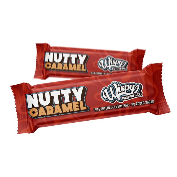 Hovedbilde Wispy Proteinbar - Nutty Caramel 55g