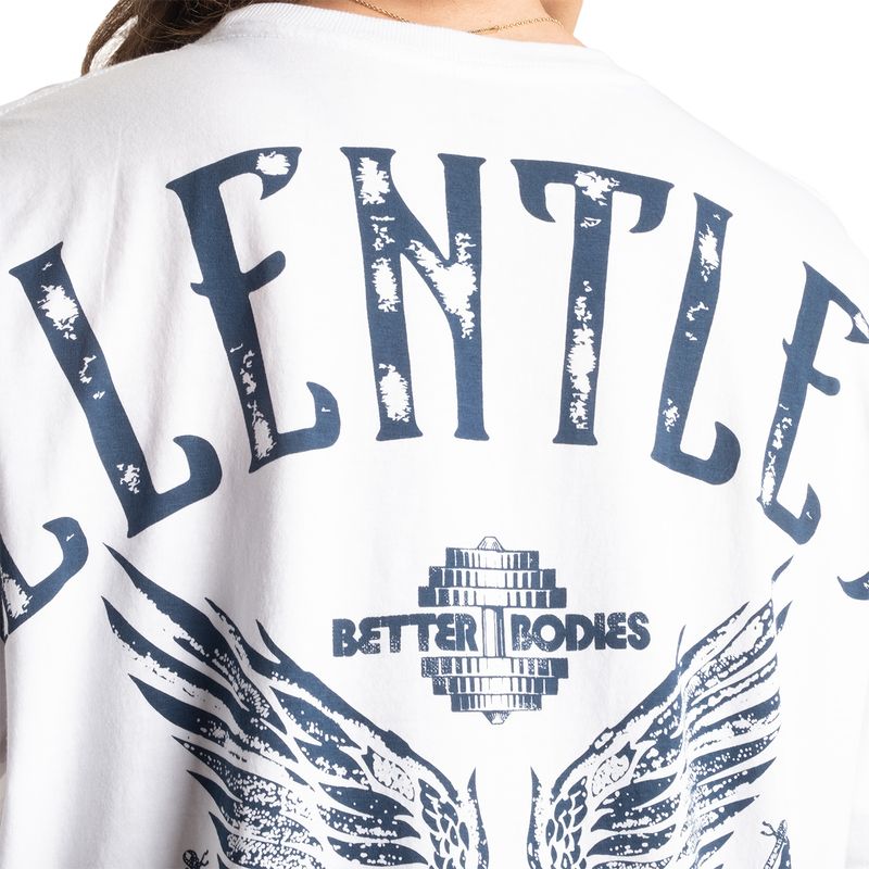 Better Bodies Relentless Oversized Tee - White/blue