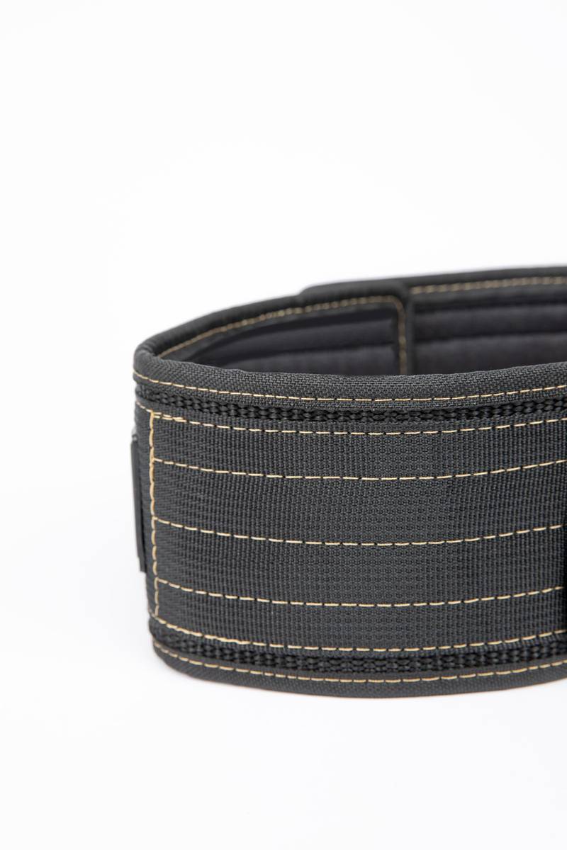 Gorilla Wear - Nylon Belt Black/Gold 10cm
