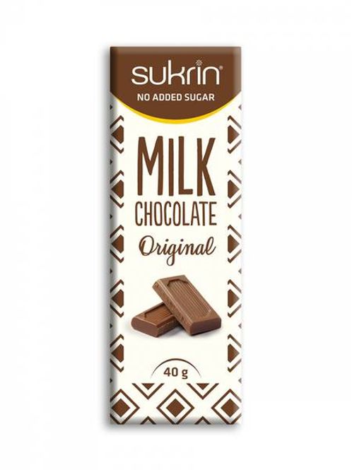Hovedbilde Sukrin Melkesjokolade 40g DATOVARE
