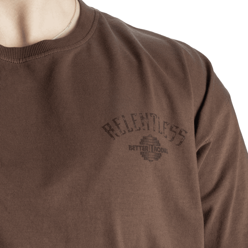 Better Bodies Relentless Oversized Tee - Washed Timber