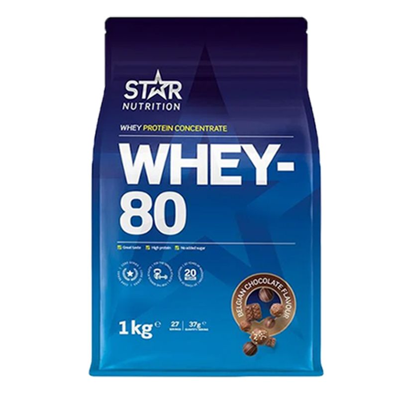 Star Nutrition Whey - Myseprotein 80 1kg