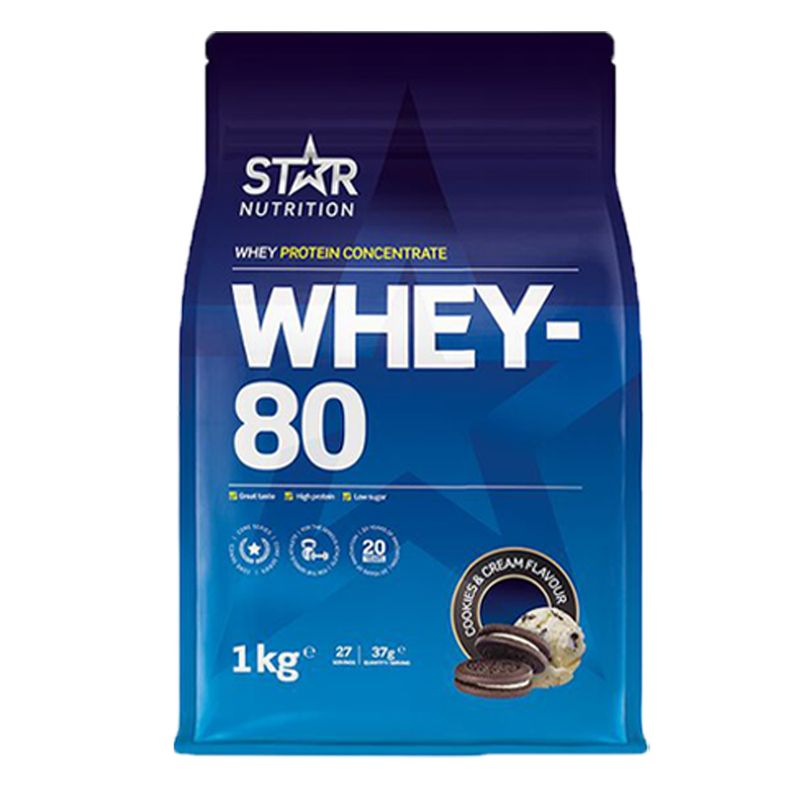 Star Nutrition Whey - Myseprotein 80 1kg