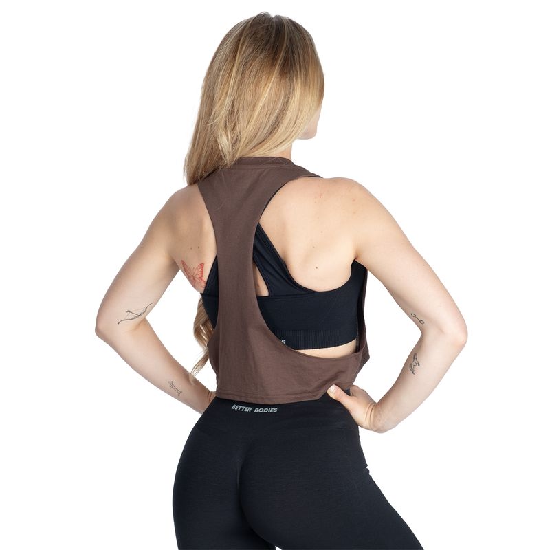 Better Bodies NY Cut Out Tank - Timber