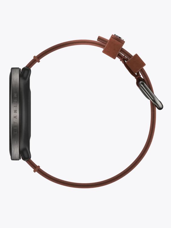 Polar Ignite 3 - Titanium Leather (+ Ekstra Silikonreim)