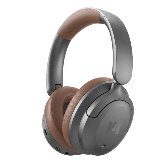 Hovedbilde Miiego - MOOVE 55 Silence - Hybrid ANC Titanium/Brown