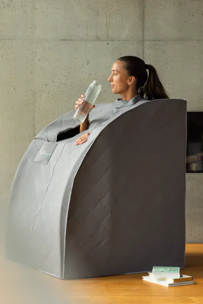 Hovedbilde Radiant Health - Infrarød SaunaPod BASIC Bamboo Stone