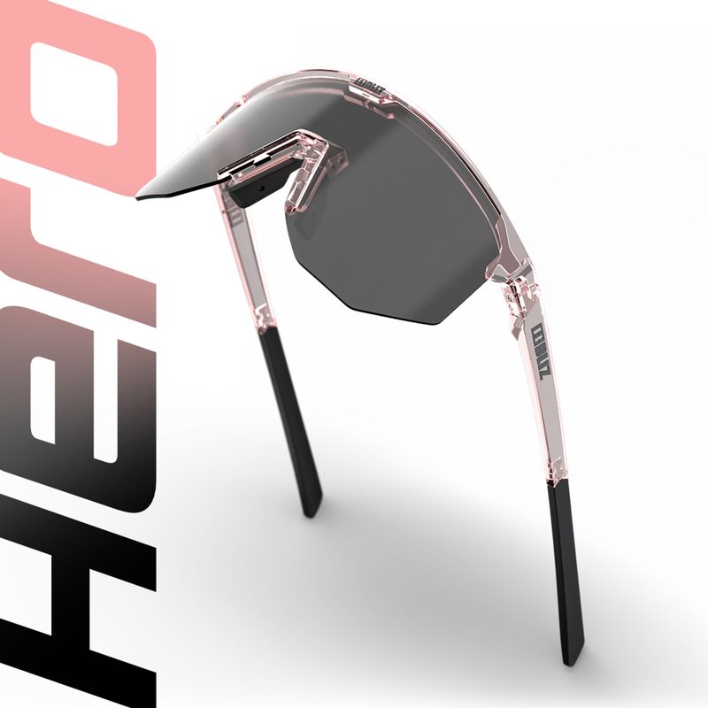 Bliz Active Hero Small - Transparent Pink, Smoke