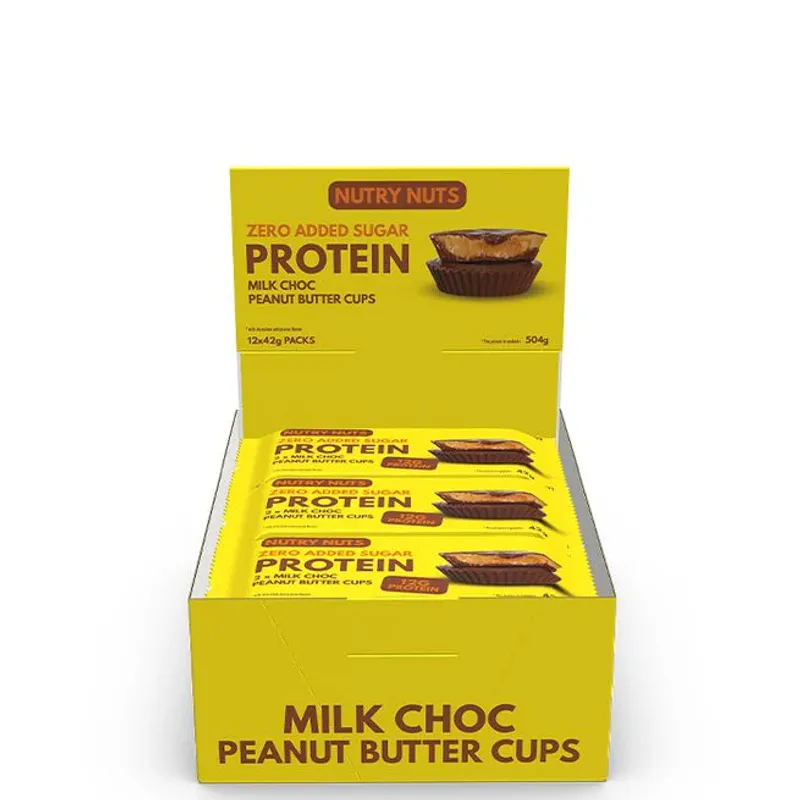 Nutry Nuts - Peanut Butter Cups - Milk Chocolate 42g